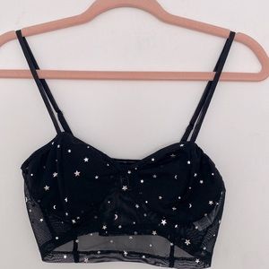 Forever 21 Moons and Stars cami bralette